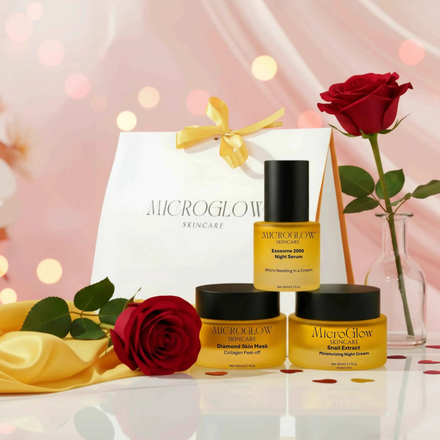 The Complete Tightening Protocol — Exosome 2000 + Snail Extract + Diamond Mask