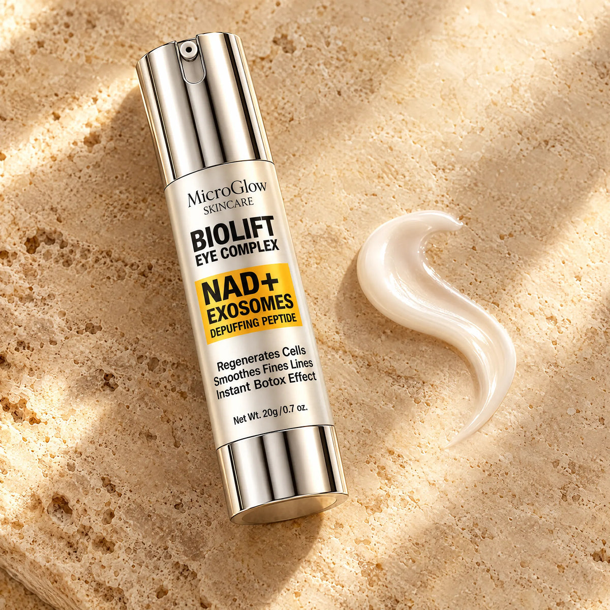 Biolift Eye Complex with a swatch of the eye cream texture