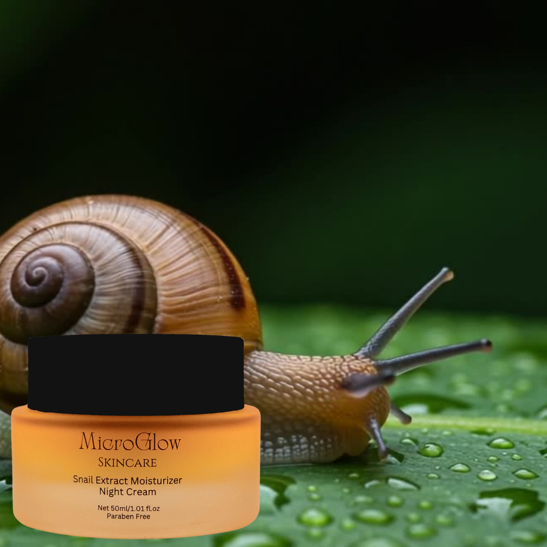 Snail Extract Moisturizing Night Cream: Repair, Brighten & Hydrate Overnight